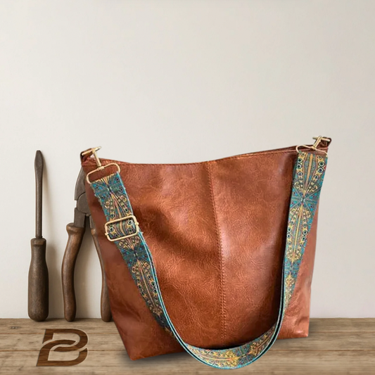 Chelsey - Sac Bandoulière Cuir Vintage Charm - Série Limitée Héritage