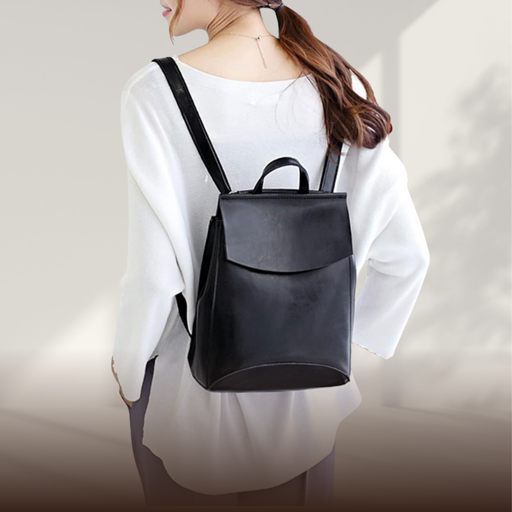 Sac à dos en cuir véritable