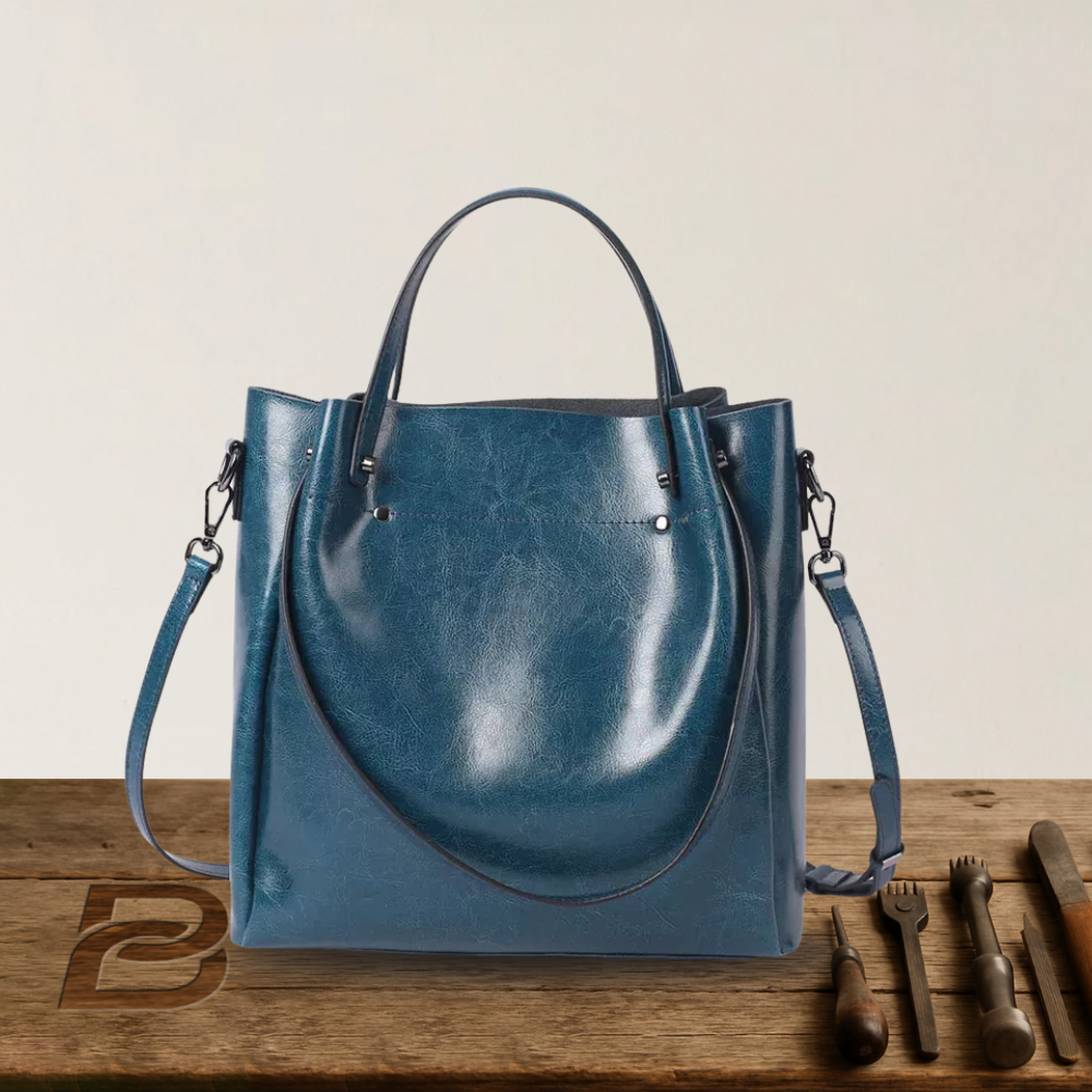Sac élégant à double usage en cuir véritable
