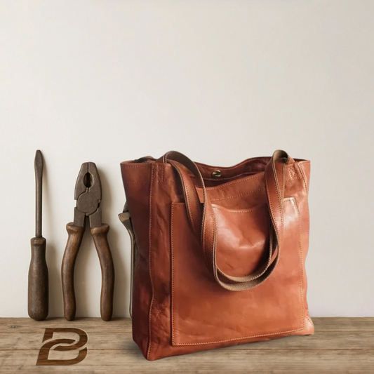 Lorena - Grand Cabas Cuir Vintage - Série Limitée Héritage