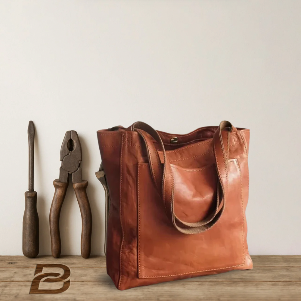 Sac fourre-tout en cuir vintage - Ma dernière collection