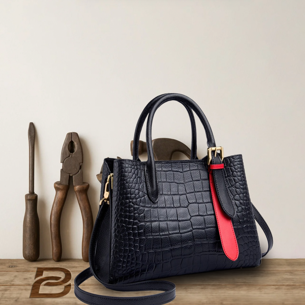Sac à main en cuir fabriqué à la main
