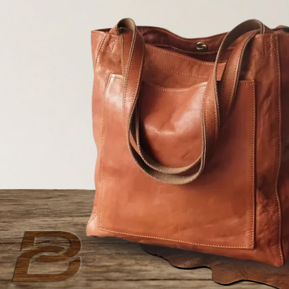 Sac fourre-tout en cuir vintage - Ma dernière collection