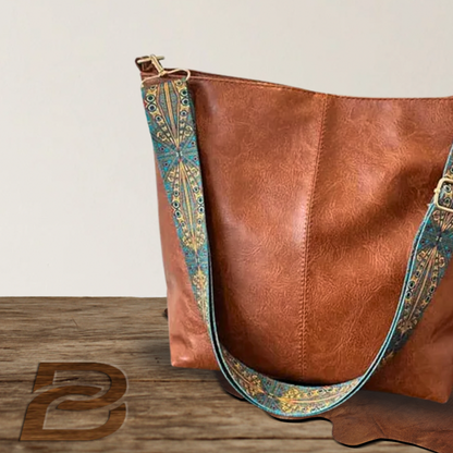 Chelsey - Sac Bandoulière Cuir Vintage Charm - Série Limitée Héritage