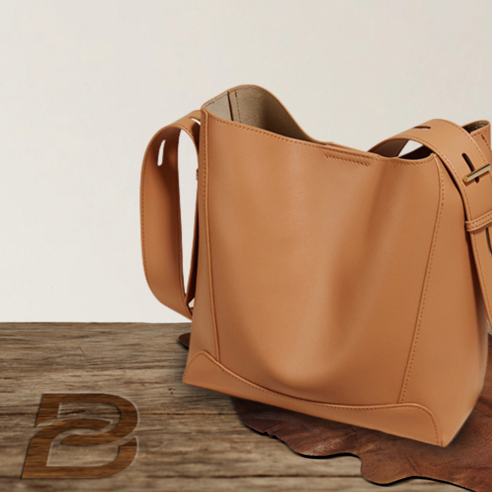 Sac à bandoulière en cuir souple