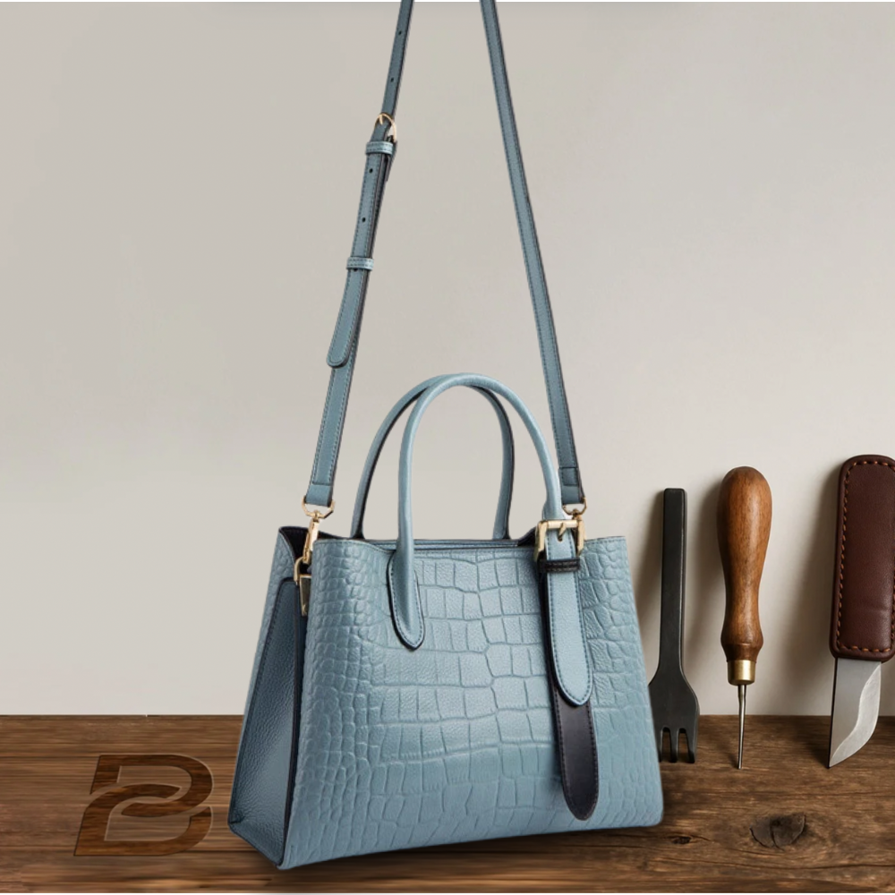 Sac à main en cuir fabriqué à la main