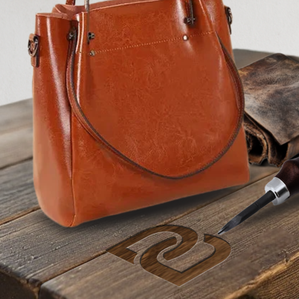 Sac élégant à double usage en cuir véritable
