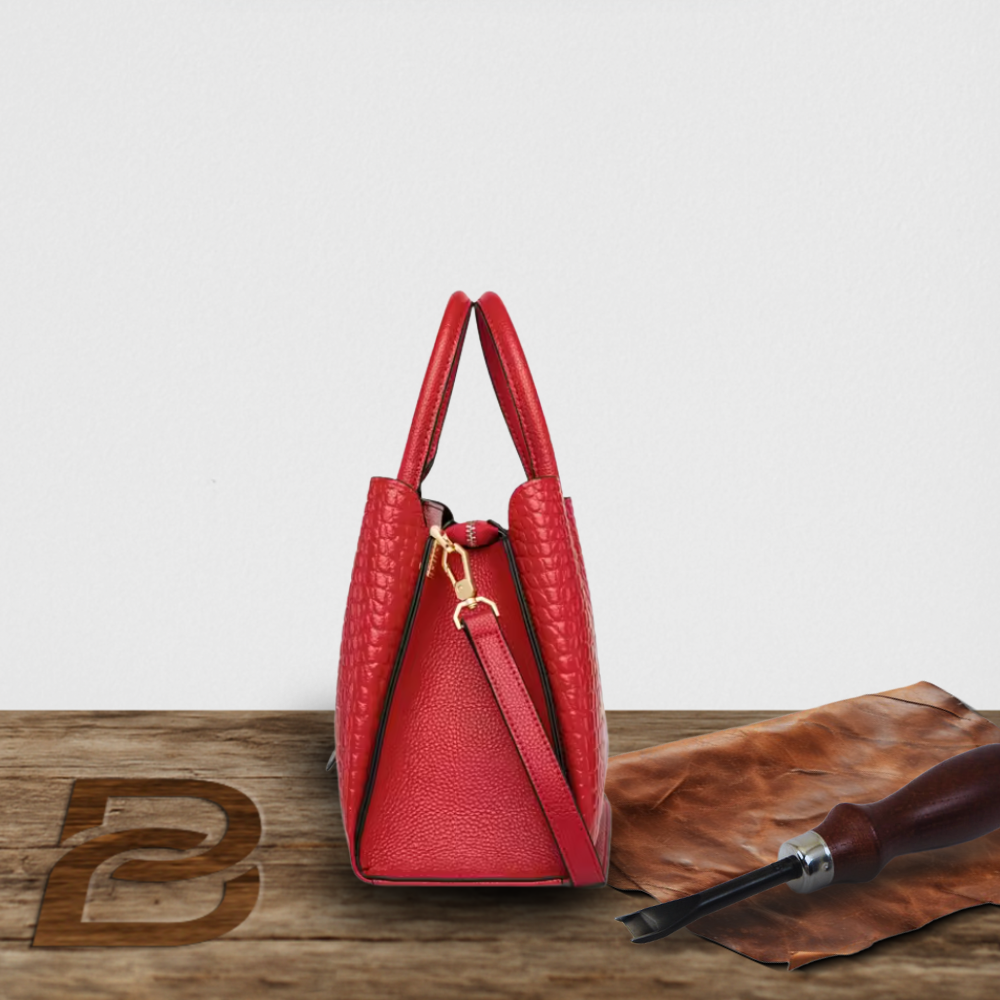 Sac à main en cuir fabriqué à la main
