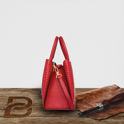 Amélie - Sac à Main Artisanal Cuir Naturel - Série Limitée Héritage