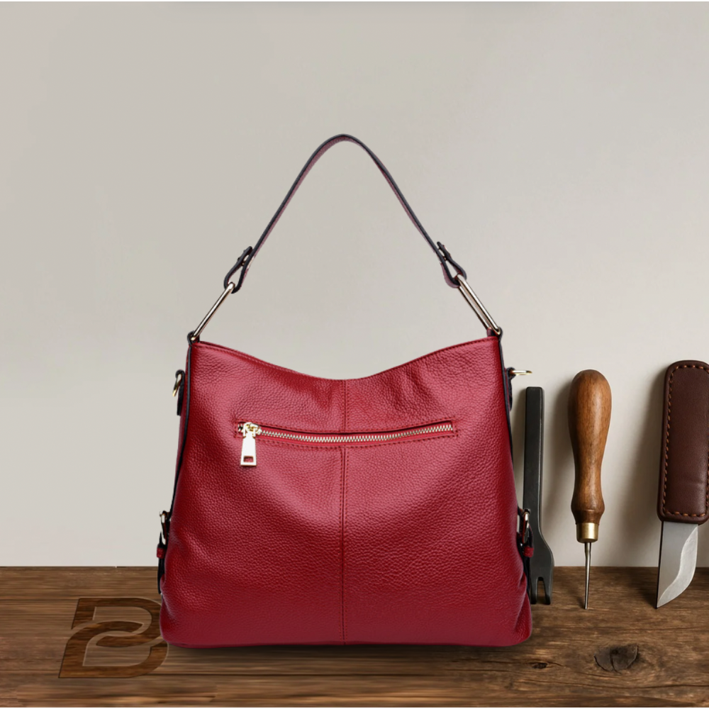 Sac à bandoulière en cuir véritable