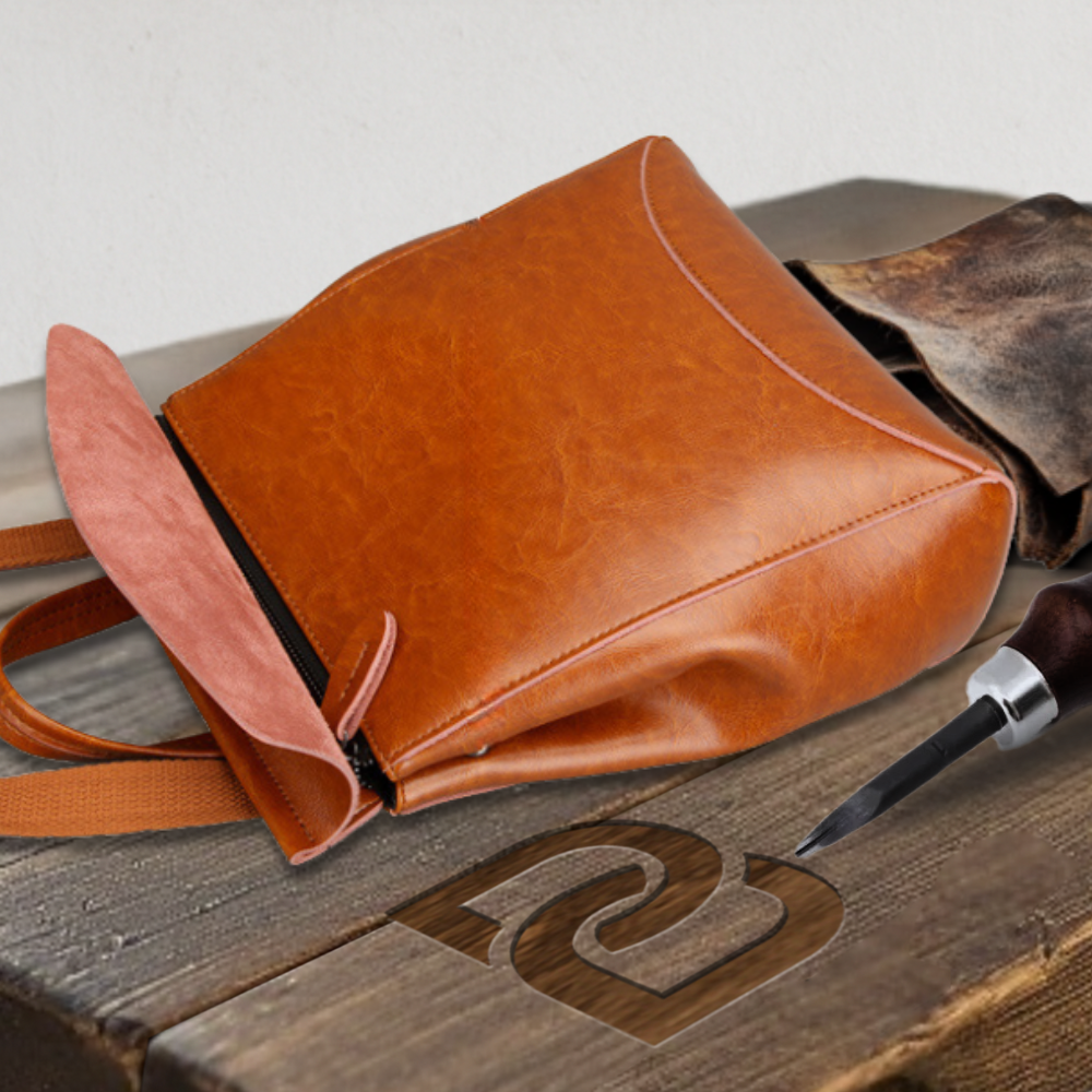 Sac à dos en cuir véritable