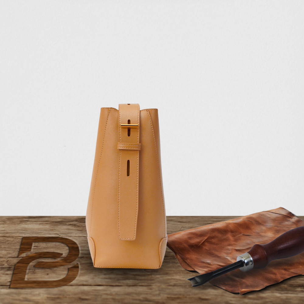 Sac à bandoulière en cuir souple
