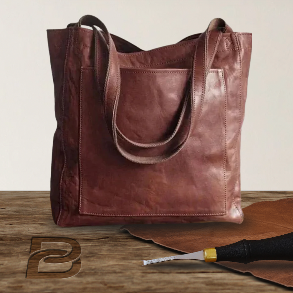 Sac fourre-tout en cuir vintage - Ma dernière collection