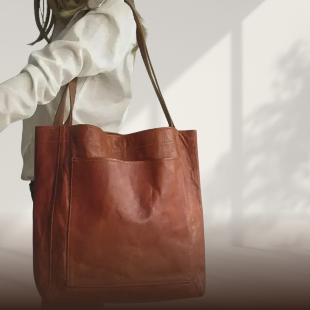 Sac fourre-tout en cuir vintage - Ma dernière collection