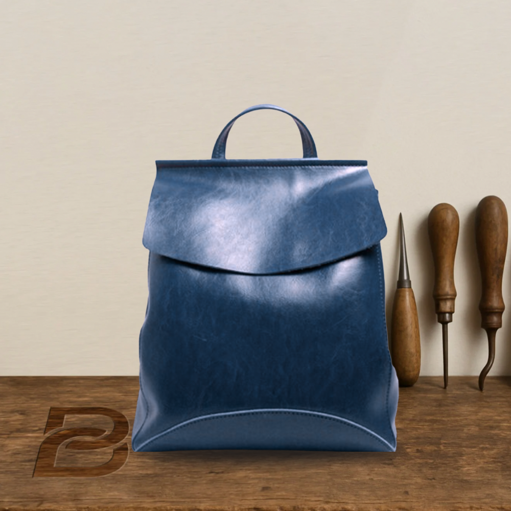 Sac à dos en cuir véritable