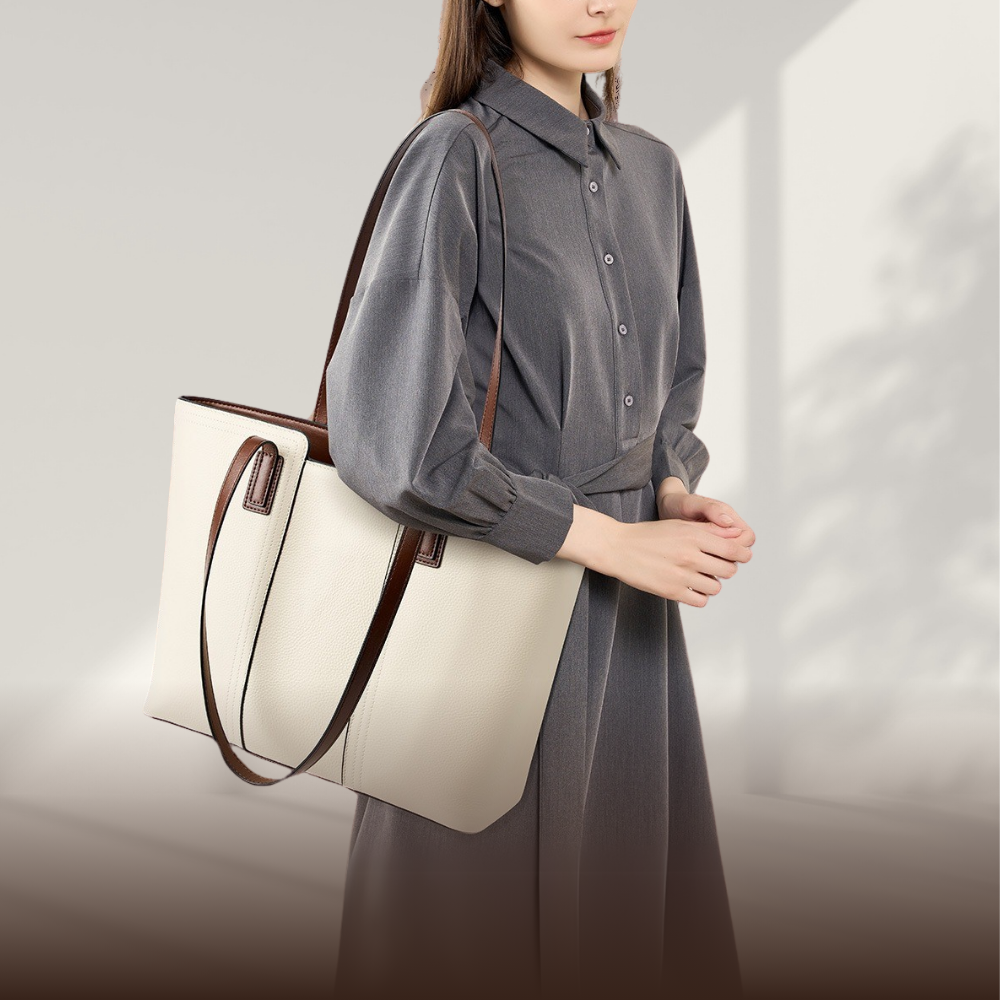 Shopper Sac en cuir de grande capacité