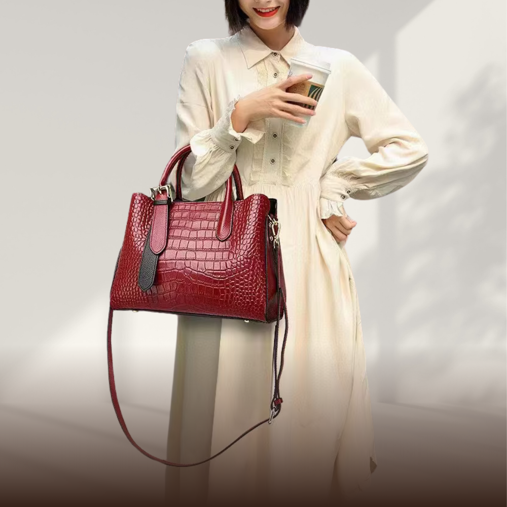 Sac à main en cuir fabriqué à la main