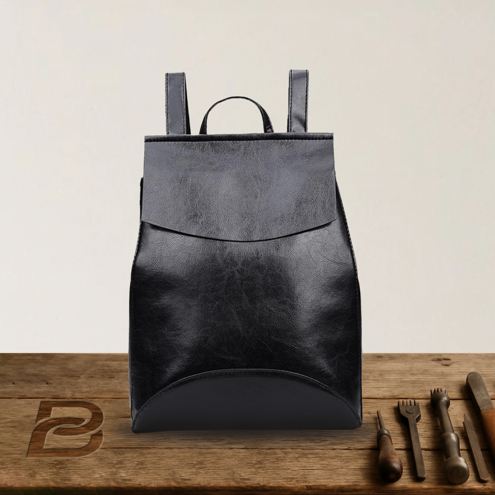 Sac à dos en cuir véritable