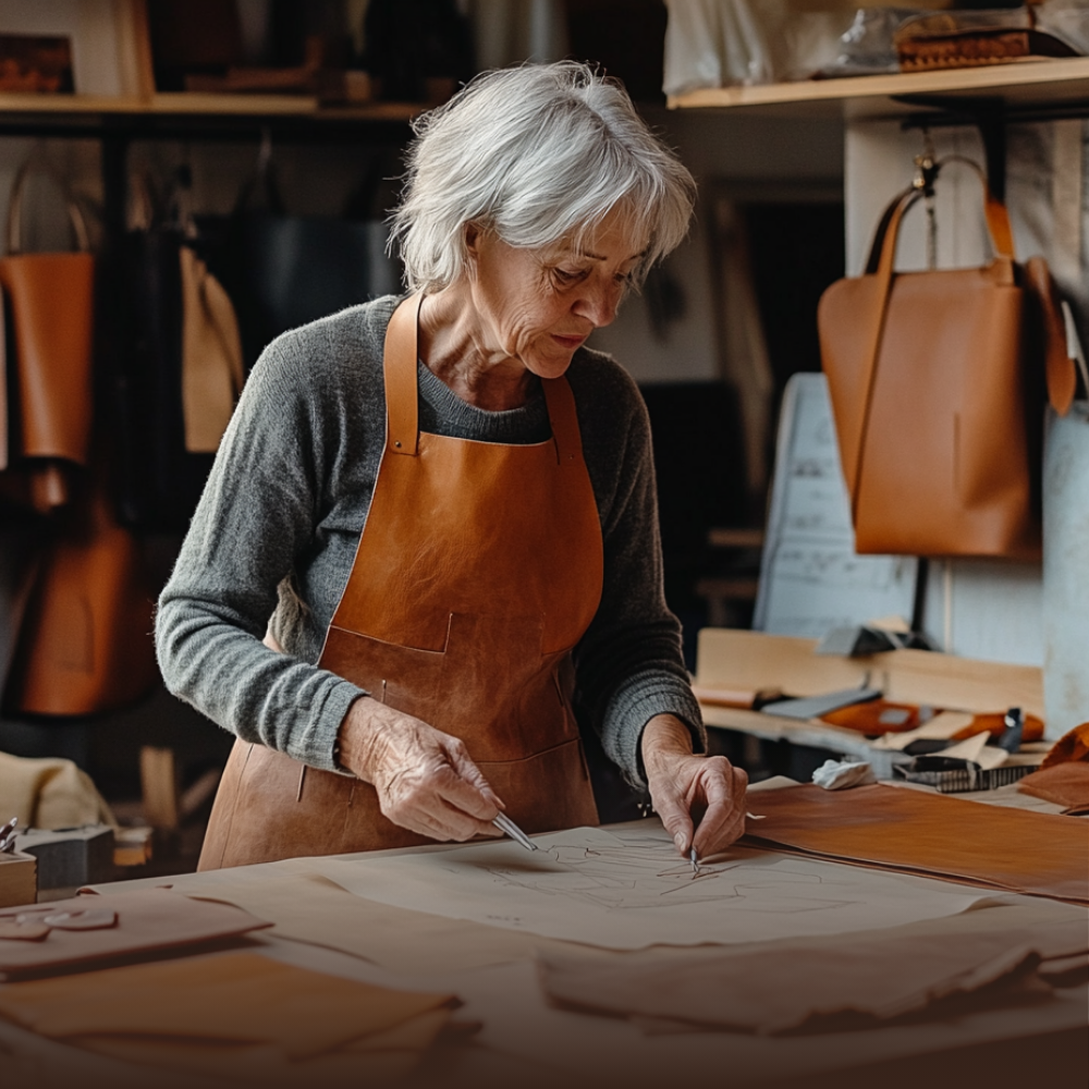 Shopper Sac en cuir de grande capacité