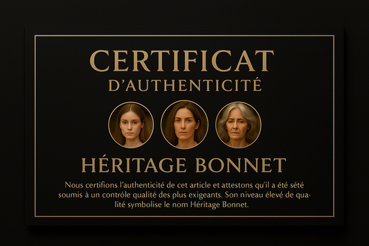 Certificat d'authenticité HÉRITAGE BONNET